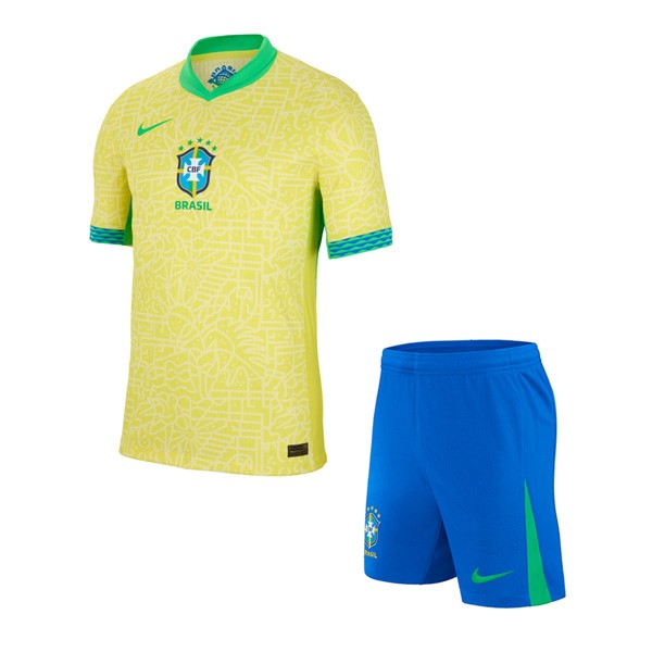 Camiseta Brasil 1ª Niño 2024